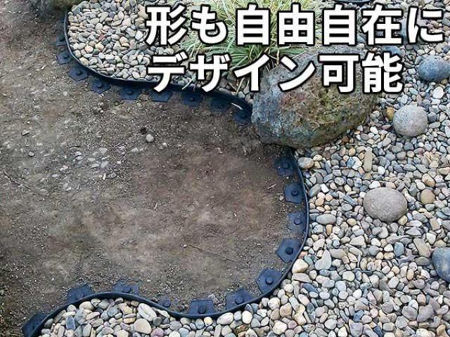 芝ストッパー ガーデンエッジ フェンス 根止め 草止め 土止め 境界線 仕切り 長さ 10m 高さ 10cm 固定用ペグ付 黒 < ペット/手芸/園芸  芝ストッパー ガーデンエッジ フェンス 根止め 草止め 土止め 境界線 仕切り 長さ 10m 高さ 10cm 固定用ペグ付 黒 < ペット/手芸/園芸の