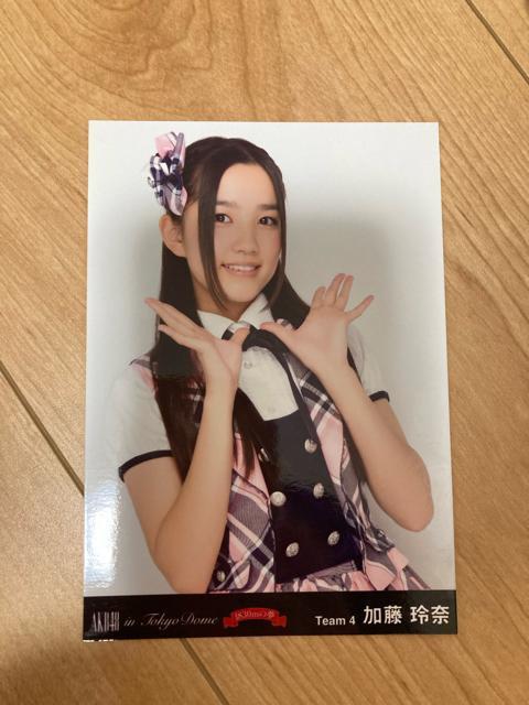 AKB48 加藤玲奈 TOKYO DOME 1830mの夢 生写真 < タレントグッズ AKB48 加藤玲奈 TOKYO DOME 1830mの夢 生写真 < タレントグッズの