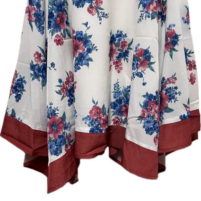 31 Sons de mode フラワー 総柄 フレア 変形 ひざ丈スカート < 女性ファッション 31 Sons de mode フラワー 総柄 フレア 変形 ひざ丈スカート < 女性ファッションの