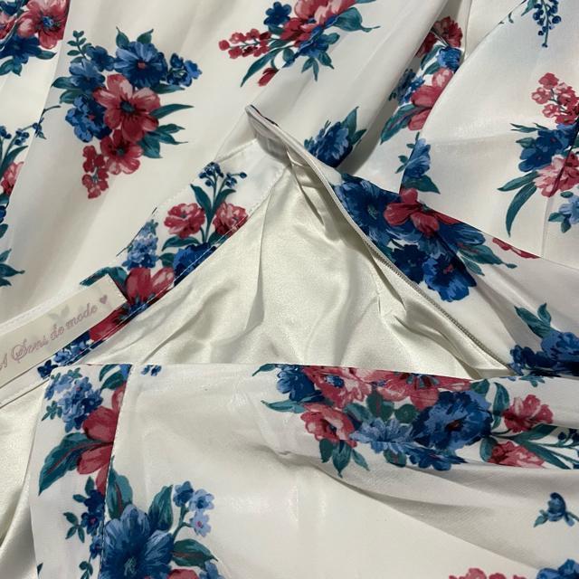 31 Sons de mode フラワー 総柄 フレア 変形 ひざ丈スカート < 女性ファッション 31 Sons de mode フラワー 総柄 フレア 変形 ひざ丈スカート < 女性ファッションの