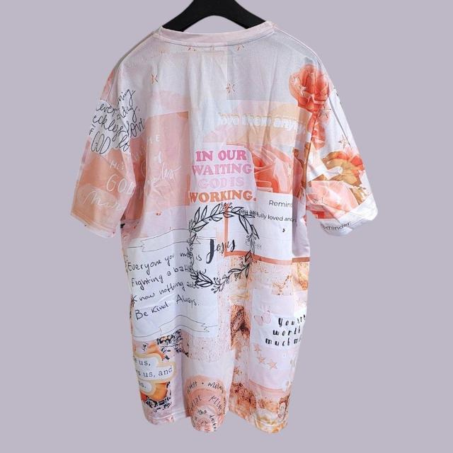 大きいサイズ レディース メンズ 半袖 Tシャツ ビンテージ ピンク 花 蝶 星 ぽっちゃり カジュアル ヒップホップ ストリート < 男性ファッション 大きいサイズ レディース メンズ 半袖 Tシャツ ビンテージ ピンク 花 蝶 星 ぽっちゃり カジュアル ヒップホップ ストリート < 男性ファッションの