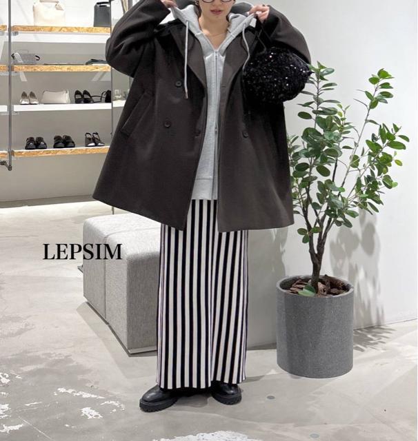 新品 LEPSIM★ ストライプニットスカート < 女性ファッション  新品 LEPSIM★ ストライプニットスカート < 女性ファッションの