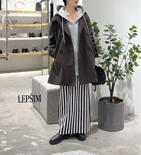 新品 LEPSIM★ ストライプニットスカート < 女性ファッション  新品 LEPSIM★ ストライプニットスカート < 女性ファッションの