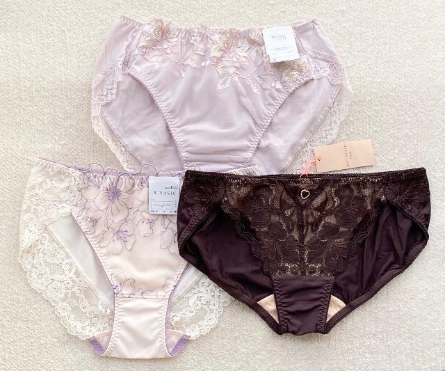 Wing Lesiage&Wacoal AMPHI&Triumph AMOSTYLE ショーツ Mサイズ 3枚セット < 女性ファッション Wing Lesiage&Wacoal AMPHI&Triumph AMOSTYLE ショーツ Mサイズ 3枚セット < 女性ファッションの