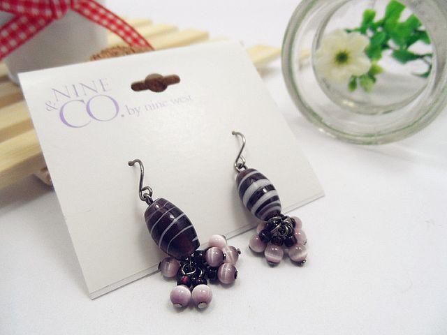 新品NINE WESTゴスロリ姫系アンティーク調紫ストーンピアス < 女性アクセサリー/時計  新品NINE WESTゴスロリ姫系アンティーク調紫ストーンピアス  < 女性アクセサリー/時計の