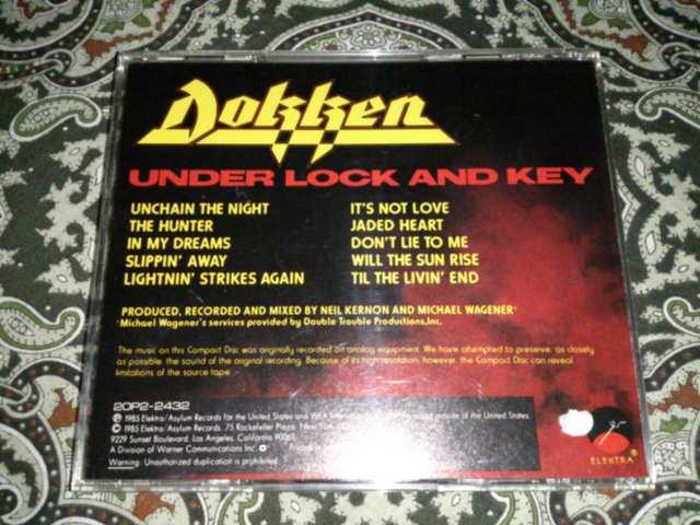DOKKEN/UNDER LOCK AND KEY �h�b�P�� �� CD/DVD/�r�f�I�� 