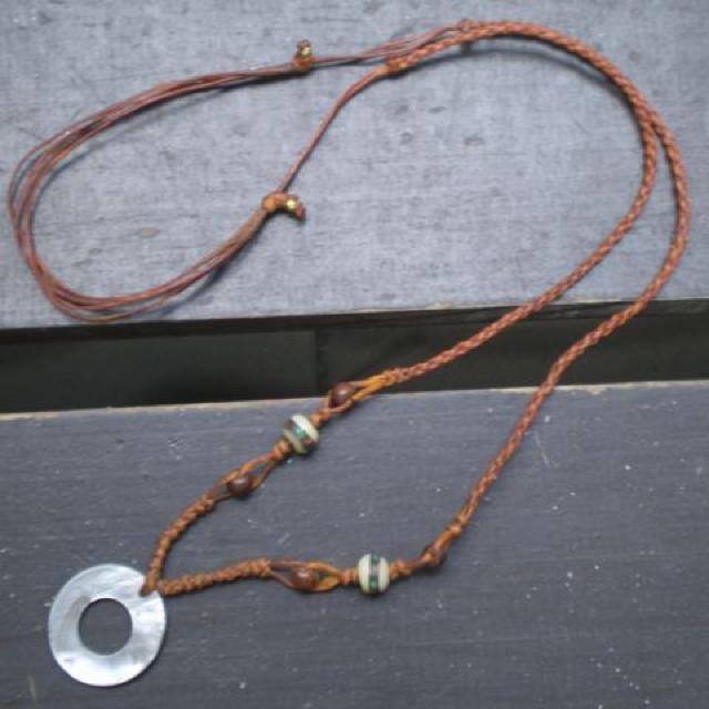 シェルトップ紐編みネックレス*1 < 男性アクセサリー/時計 シェルトップ紐編みネックレス*1 < 男性アクセサリー/時計の