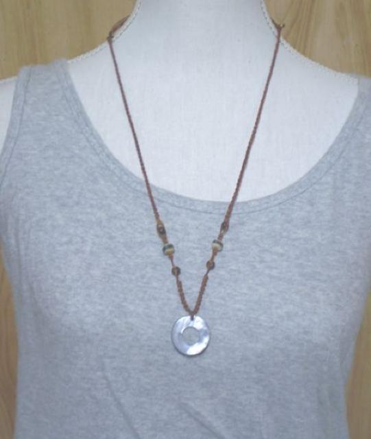 シェルトップ紐編みネックレス*1 < 男性アクセサリー/時計 シェルトップ紐編みネックレス*1 < 男性アクセサリー/時計の