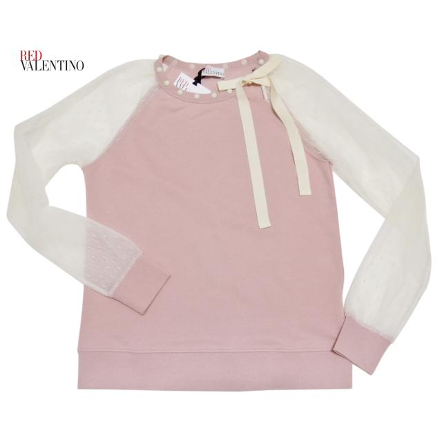 新品レッドヴァレンティノRED VALENTINOレース×スウェット < ブランド 新品レッドヴァレンティノRED VALENTINOレース×スウェット < ブランドの