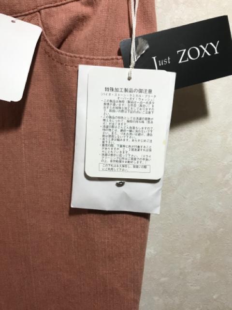 Just zoxy  インディゴ ストレッチ デニム パンツ 花ボタン < 女性ファッション  Just zoxy  インディゴ ストレッチ デニム パンツ 花ボタン < 女性ファッションの
