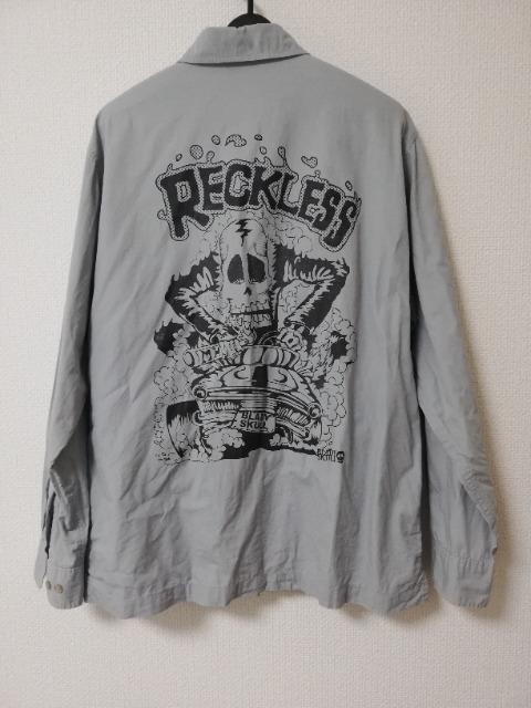 DACKDIVE 長袖シャツ グレー M < 男性ファッション  DACKDIVE 長袖シャツ グレー M < 男性ファッションの