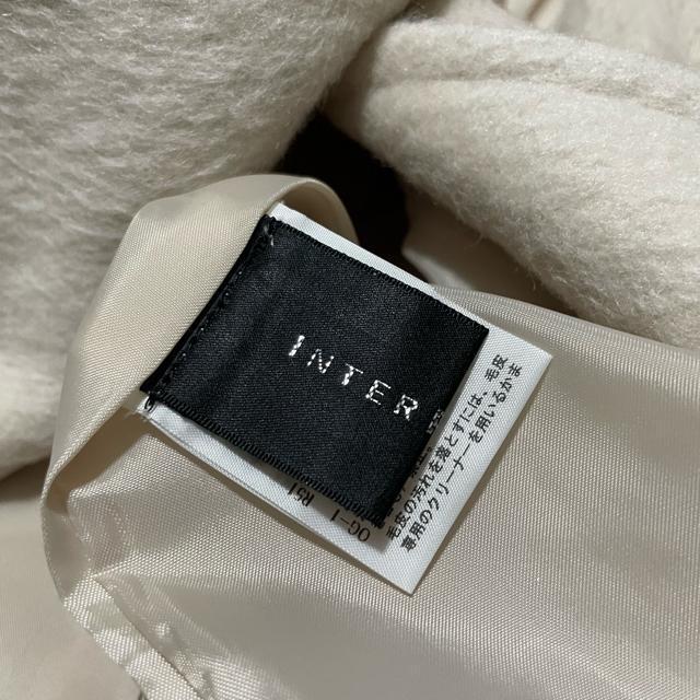 インタープラネット フォックスファー襟 ウール リボン ピーコート アウター < 女性ファッション インタープラネット フォックスファー襟 ウール リボン ピーコート アウター < 女性ファッションの