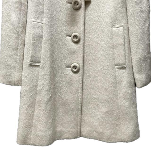 インタープラネット フォックスファー襟 ウール リボン ピーコート アウター < 女性ファッション インタープラネット フォックスファー襟 ウール リボン ピーコート アウター < 女性ファッションの