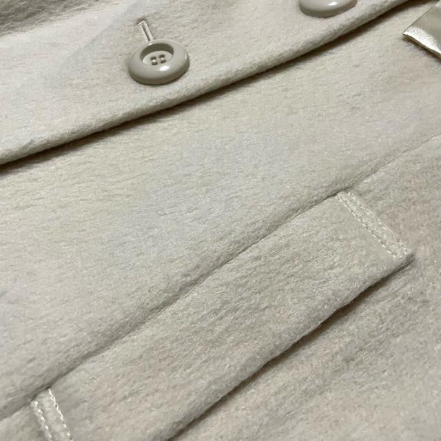 インタープラネット フォックスファー襟 ウール リボン ピーコート アウター < 女性ファッション インタープラネット フォックスファー襟 ウール リボン ピーコート アウター < 女性ファッションの