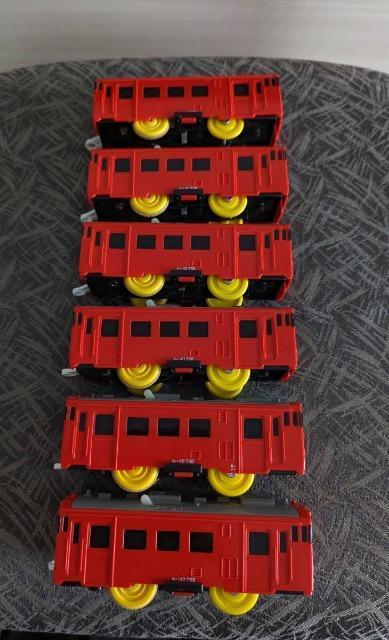 絶版品/プラレール/JR北海道/国鉄/キハ40/758 K-10/首都圏色/タラコ色/6両セット/プラレール/タカラトミー < ホビー  絶版品/プラレール/JR北海道/国鉄/キハ40/758 K-10/首都圏色/タラコ色/6両セット/プラレール/タカラトミー < ホビーの