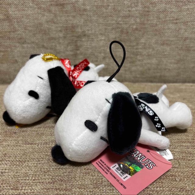 スヌーピー ロゴリボン マスコット 2こセット < アニメ/コミック/キャラクター  スヌーピー ロゴリボン マスコット 2こセット  < アニメ/コミック/キャラクターの