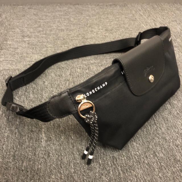 即決 LONGCHAMP ロンシャン ボディバッグ ブラック < ブランド  即決 LONGCHAMP ロンシャン ボディバッグ ブラック < ブランドの