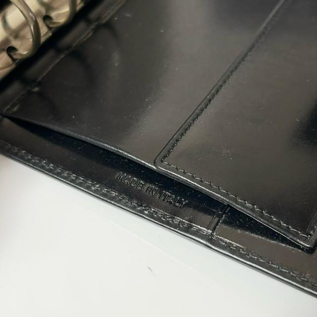 ���i PRADA �v���_ �A�h���X�� �蒠�P�[�X ���U�[ �u���b�N ���K�i �� �u�����h�� 