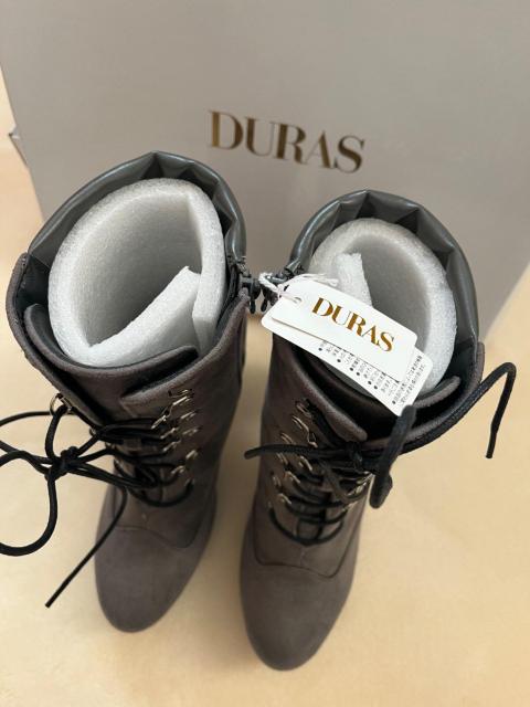 DURAS �f�����X ���[�X�A�b�v �V���[�g�u�[�c �O���[ �X�G�[�h�� ���� �`�����L�[�q�[�� L�T�C�Y �V�i���g�p �� �u�����h�� 