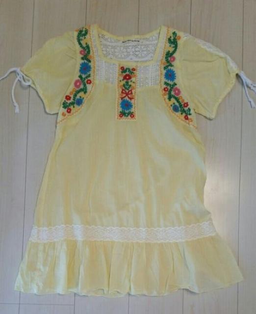 ●blondy● 刺繍ワンピ sizeフリー < ブランド ●blondy● 刺繍ワンピ sizeフリー < ブランドの