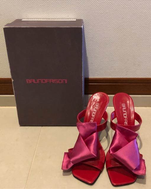 BRUNOFRISONI☆ピンクリボンサンダル < 女性ファッション  BRUNOFRISONI☆ピンクリボンサンダル  < 女性ファッションの