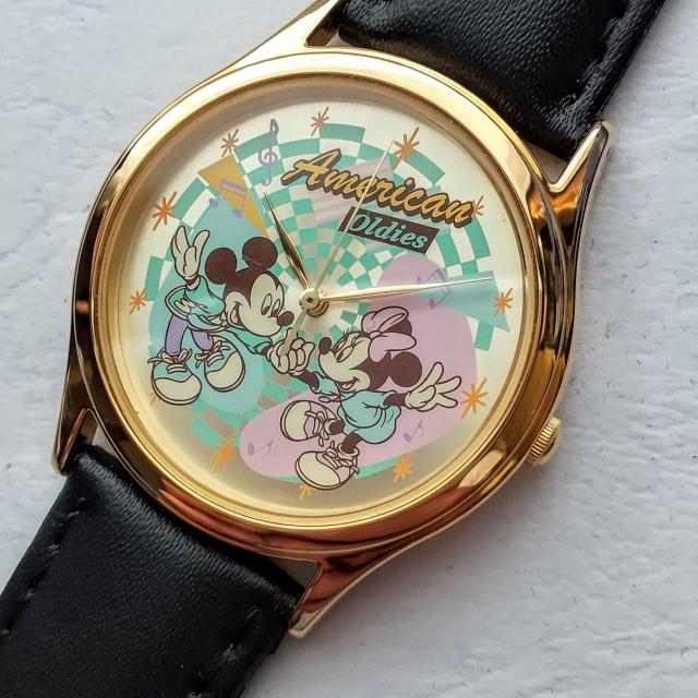 東京ディズニーランド ミッキーマウス ミニーマウス 腕時計 アメリカン オールディーズ < アニメ/コミック/キャラクター  東京ディズニーランド ミッキーマウス ミニーマウス 腕時計 アメリカン オールディーズ  < アニメ/コミック/キャラクターの