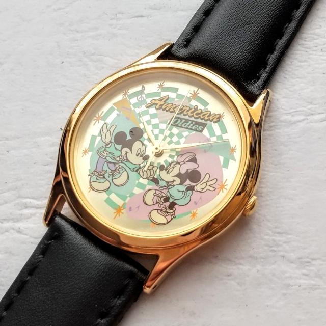東京ディズニーランド ミッキーマウス ミニーマウス 腕時計 アメリカン オールディーズ < アニメ/コミック/キャラクター  東京ディズニーランド ミッキーマウス ミニーマウス 腕時計 アメリカン オールディーズ < アニメ/コミック/キャラクターの