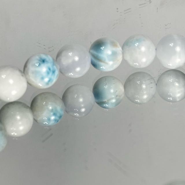 《No.312》ドミニカ共和国 天然石ラリマー 8.5mm < 女性アクセサリー/時計  《No.312》ドミニカ共和国 天然石ラリマー 8.5mm < 女性アクセサリー/時計の