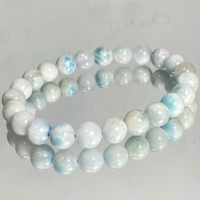 《No.312》ドミニカ共和国 天然石ラリマー 8.5mm < 女性アクセサリー/時計  《No.312》ドミニカ共和国 天然石ラリマー 8.5mm < 女性アクセサリー/時計の