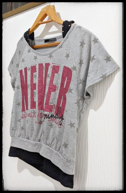 ★SOSPITA★ソスピタ★しまむら★Tシャツ★半袖★タンクトップ★灰色★160サイズ★部屋着まとめ買い歓迎★ < キッズ/ベビー  ★SOSPITA★ソスピタ★しまむら★Tシャツ★半袖★タンクトップ★灰色★160サイズ★部屋着まとめ買い歓迎★ < キッズ/ベビーの