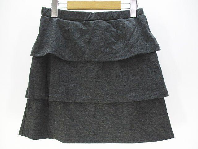 CITTERIO ミニ丈 ティアード フレアスカート 38 < 女性ファッション  CITTERIO ミニ丈 ティアード フレアスカート 38  < 女性ファッションの