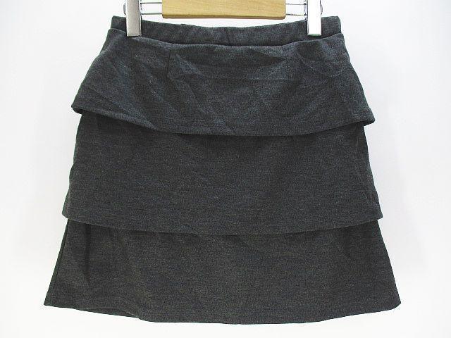 CITTERIO ミニ丈 ティアード フレアスカート 38 < 女性ファッション  CITTERIO ミニ丈 ティアード フレアスカート 38 < 女性ファッションの