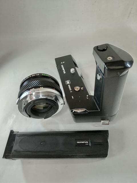 OLYMPUS OM-2 + WINDER2 + オマケ 50/1.8 < 家電/AV OLYMPUS OM-2 + WINDER2 + オマケ 50/1.8 < 家電/AVの
