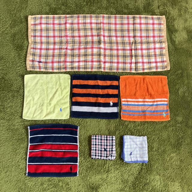 即決 RALPH LAUREN ラルフローレン タオルハンカチ 7枚 < ブランド  即決 RALPH LAUREN ラルフローレン タオルハンカチ 7枚  < ブランドの