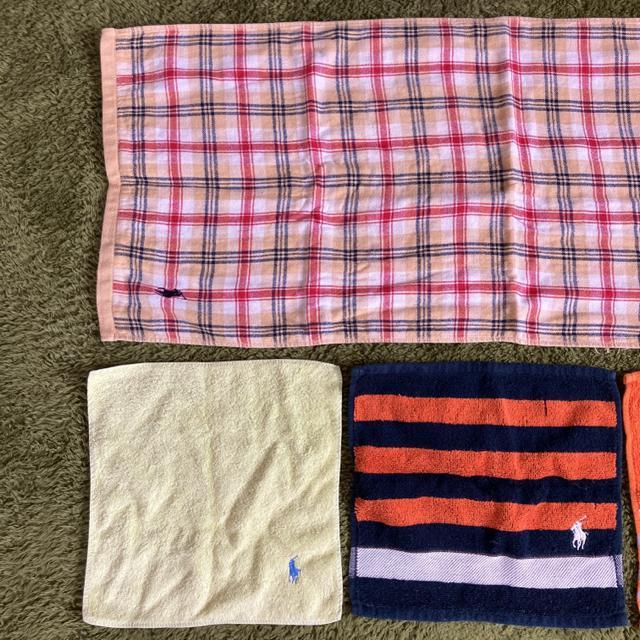 即決 RALPH LAUREN ラルフローレン タオルハンカチ 7枚 < ブランド  即決 RALPH LAUREN ラルフローレン タオルハンカチ 7枚 < ブランドの