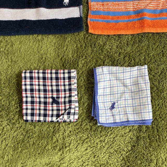 即決 RALPH LAUREN ラルフローレン タオルハンカチ 7枚 < ブランド  即決 RALPH LAUREN ラルフローレン タオルハンカチ 7枚 < ブランドの