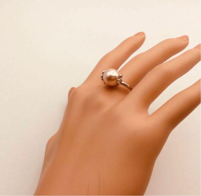 指輪:約8mm玉 台座の素材:silver925サイズ調整可能タイプ < 女性アクセサリー/時計  指輪:約8mm玉 台座の素材:silver925サイズ調整可能タイプ  < 女性アクセサリー/時計の