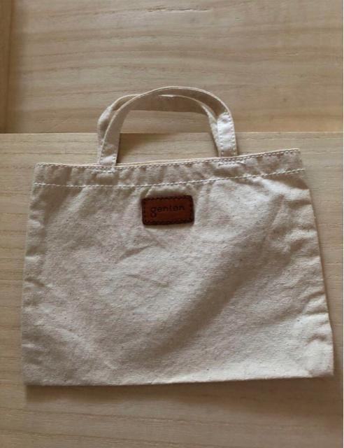 genten ゲンテン ミニバッグ 本革ロゴタグ付 非売品 ノベルティ < ブランド genten ゲンテン ミニバッグ 本革ロゴタグ付 非売品 ノベルティ < ブランドの