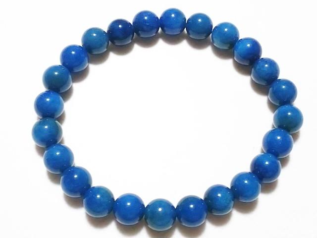 天然石★ブルーアパタイト 8mm ブレス < 女性アクセサリー/時計 天然石★ブルーアパタイト 8mm ブレス < 女性アクセサリー/時計の
