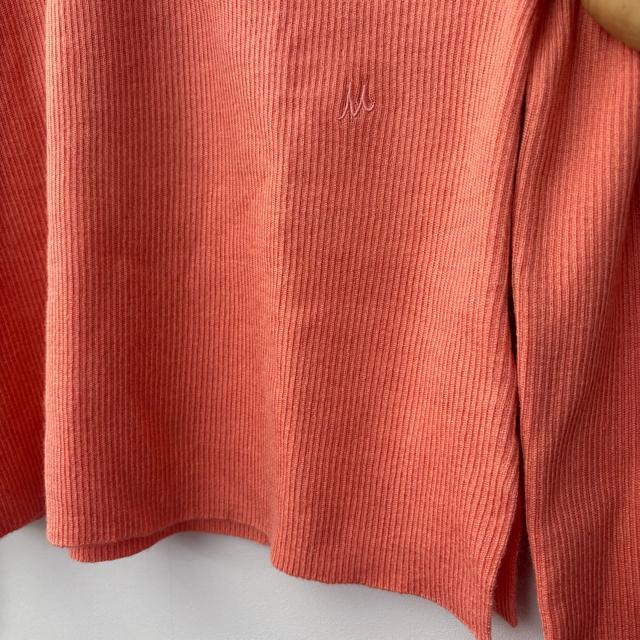 【新品未使用】Mila Owen ミラオーウェン リブニット 長袖 タートルネック 萌え袖 サーモンピンク 1 ピンク ウール混 < ブランド 【新品未使用】Mila Owen ミラオーウェン リブニット 長袖 タートルネック 萌え袖 サーモンピンク 1 ピンク ウール混 < ブランドの