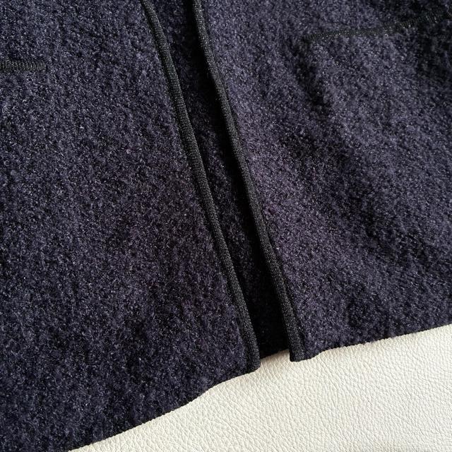 ◆美品◆ユナイテッドアローズ◆ツイード風ボアノーカラーカーディガン◆ネイビー◆F < ブランド ◆美品◆ユナイテッドアローズ◆ツイード風ボアノーカラーカーディガン◆ネイビー◆F < ブランドの