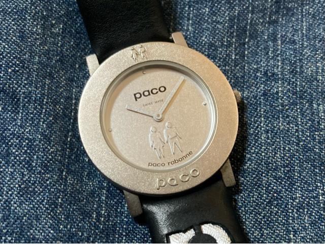 paco rabanne パコラバンヌ 腕時計 時計 スイス製 2針 メンズ レディース < 男性アクセサリー/時計 paco rabanne パコラバンヌ 腕時計 時計 スイス製 2針 メンズ レディース < 男性アクセサリー/時計の