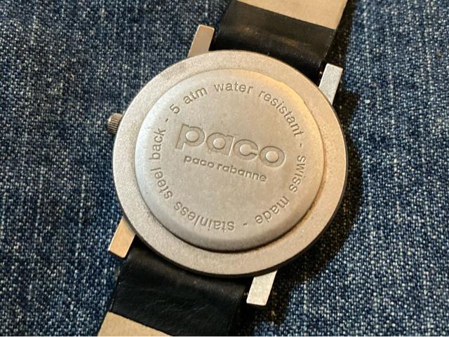 paco rabanne パコラバンヌ 腕時計 時計 スイス製 2針 メンズ レディース < 男性アクセサリー/時計 paco rabanne パコラバンヌ 腕時計 時計 スイス製 2針 メンズ レディース < 男性アクセサリー/時計の