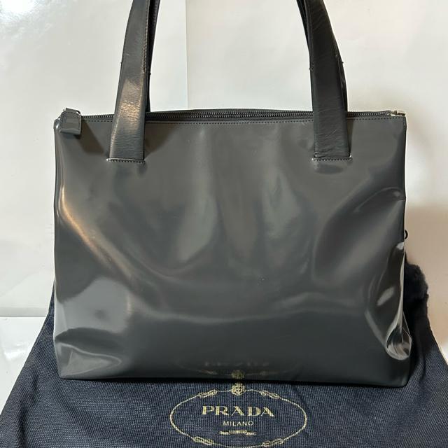 PRADA �v���_ �G�i���� �p�e���g ���U�[ �n���h�o�b�O �V�����_�[�o�b�O �O���[ �V���o�[���� ���S�^����  �� �u�����h�� 