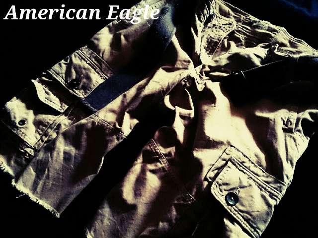 【アメリカンイーグル】Vintage Destroyed ベルト付カーゴショーツ 34/Khaki < ブランド 【アメリカンイーグル】Vintage Destroyed ベルト付カーゴショーツ 34/Khaki < ブランドの