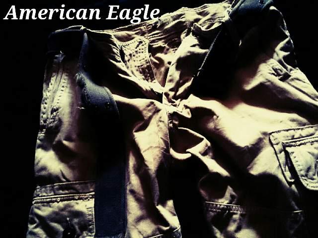 【アメリカンイーグル】Vintage Destroyed ベルト付カーゴショーツ 34/Khaki < ブランド 【アメリカンイーグル】Vintage Destroyed ベルト付カーゴショーツ 34/Khaki < ブランドの