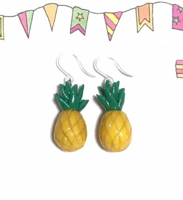 hハンドメイド粘土〓パイナップルピアス〓 < 女性ファッション hハンドメイド粘土〓パイナップルピアス〓 < 女性ファッションの