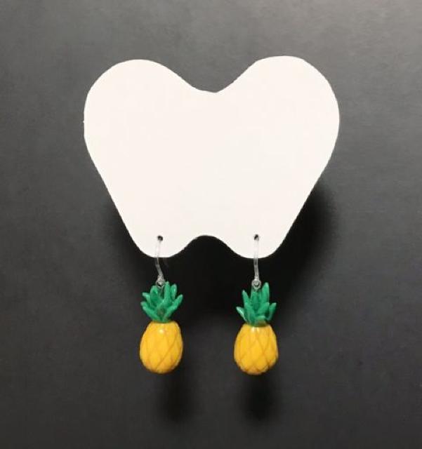 hハンドメイド粘土〓パイナップルピアス〓 < 女性ファッション hハンドメイド粘土〓パイナップルピアス〓 < 女性ファッションの