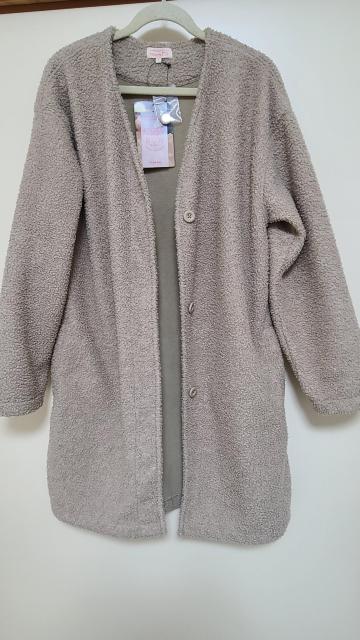 新品 内側フリースで温か丈長めボアジャケット < 女性ファッション 新品 内側フリースで温か丈長めボアジャケット < 女性ファッションの