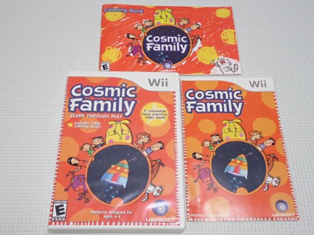 Wii★COSMIC FAMILY 海外版 北米版 Coloring Book付 < ゲーム本体/ソフト  Wii★COSMIC FAMILY 海外版 北米版 Coloring Book付  < ゲーム本体/ソフトの